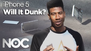 Watch an NBA Player Dunk an iPhone 5
